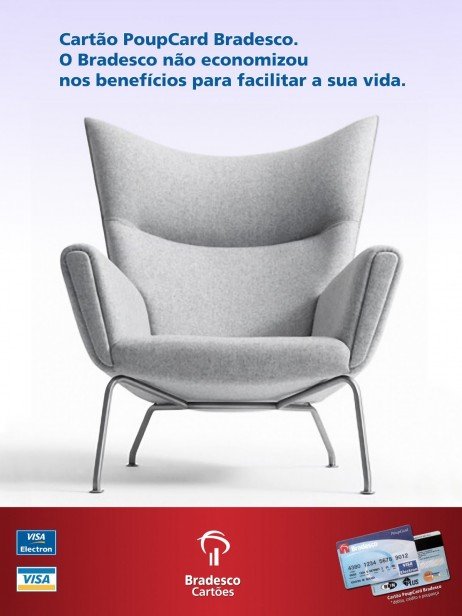 Cartão para quem não quer ter uma conta corrente Cartão Bradesco Poupcard