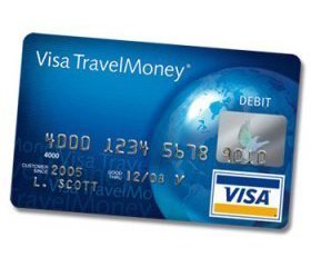 Cartão pré pago VISA Travel Money