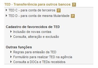 O que TED? Como fazer uma TED? - Crédito ou Débito