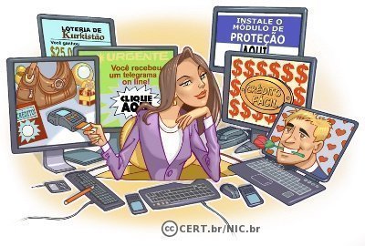 Crescente quantidade de golpes no mundo
