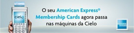 Parceria para o uso dos cartões AmEx