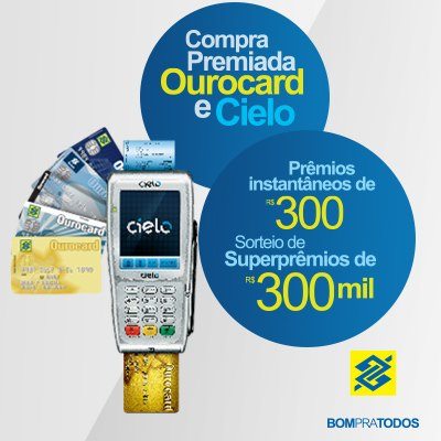 Promoção Ourocard e Cielo
