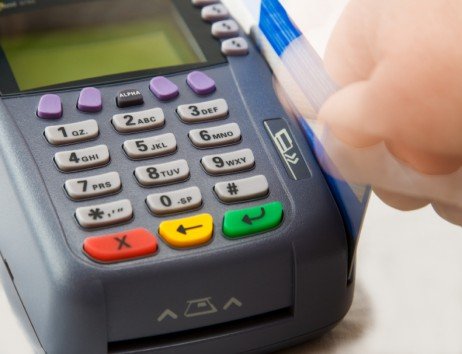 Máquina para pagamento de cartão