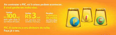 Títulos de capitalização do banco Itaú PIC Itaú