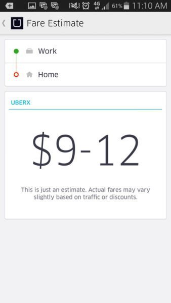 Como calcular a tarifa do Uber