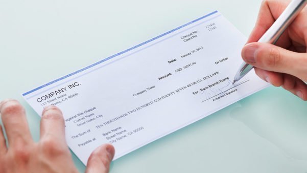 Verificação de cheque