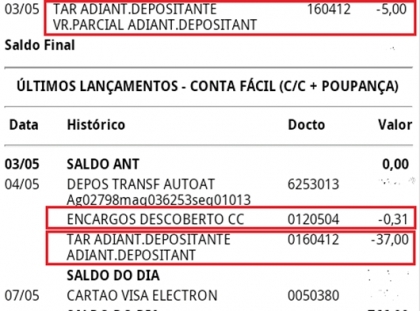 Adiantamento a depositantes – Que cobrança é essa?